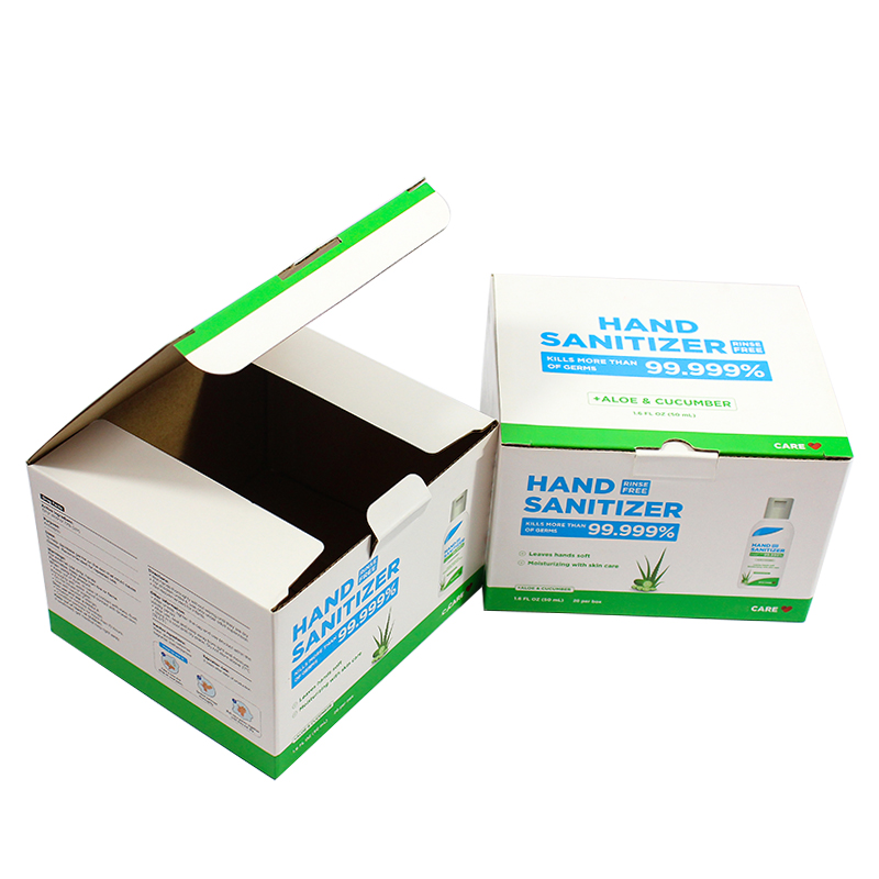 消毒液彩盒包装盒